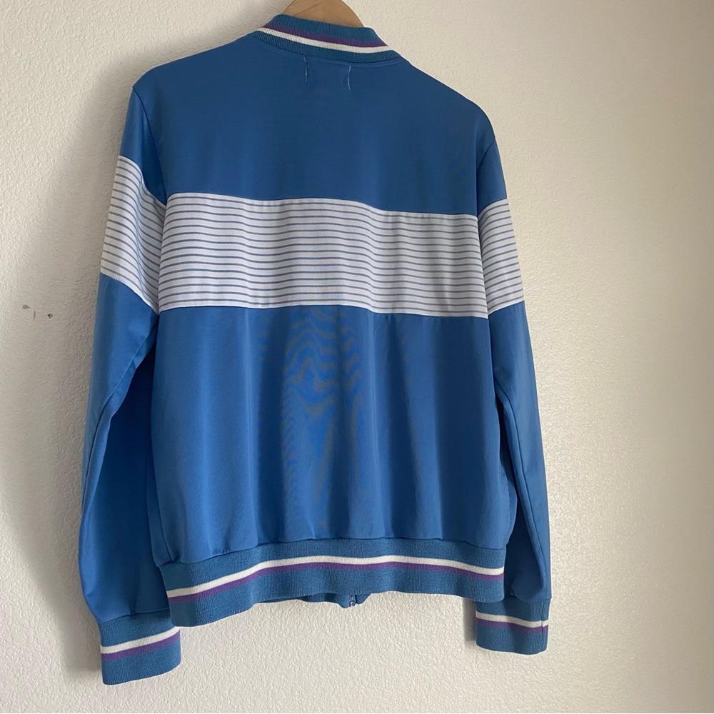 Vintage Le Tigre zip track jacket, light blue, L - Picture 10 of 13